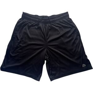 Performance Athletic Shorts Black Men’s Medium Regular Fit Athleisure Gym